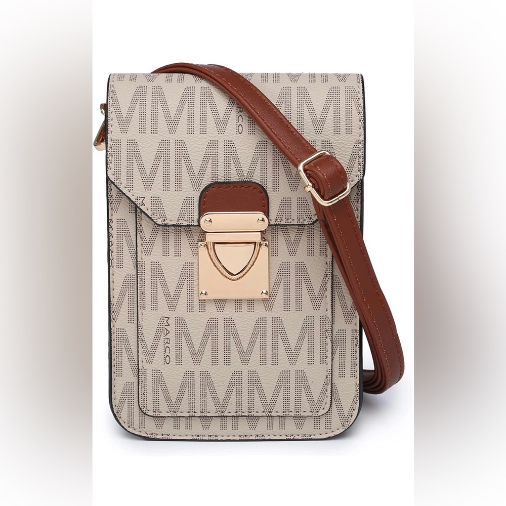 MKP Lightweight Crossbody Cell Phone Purse Wallet Shoulder Bag With Snap Closure